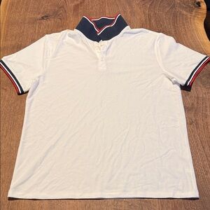 *NWOT* ALL IN MOTION Tipped Polo - L
